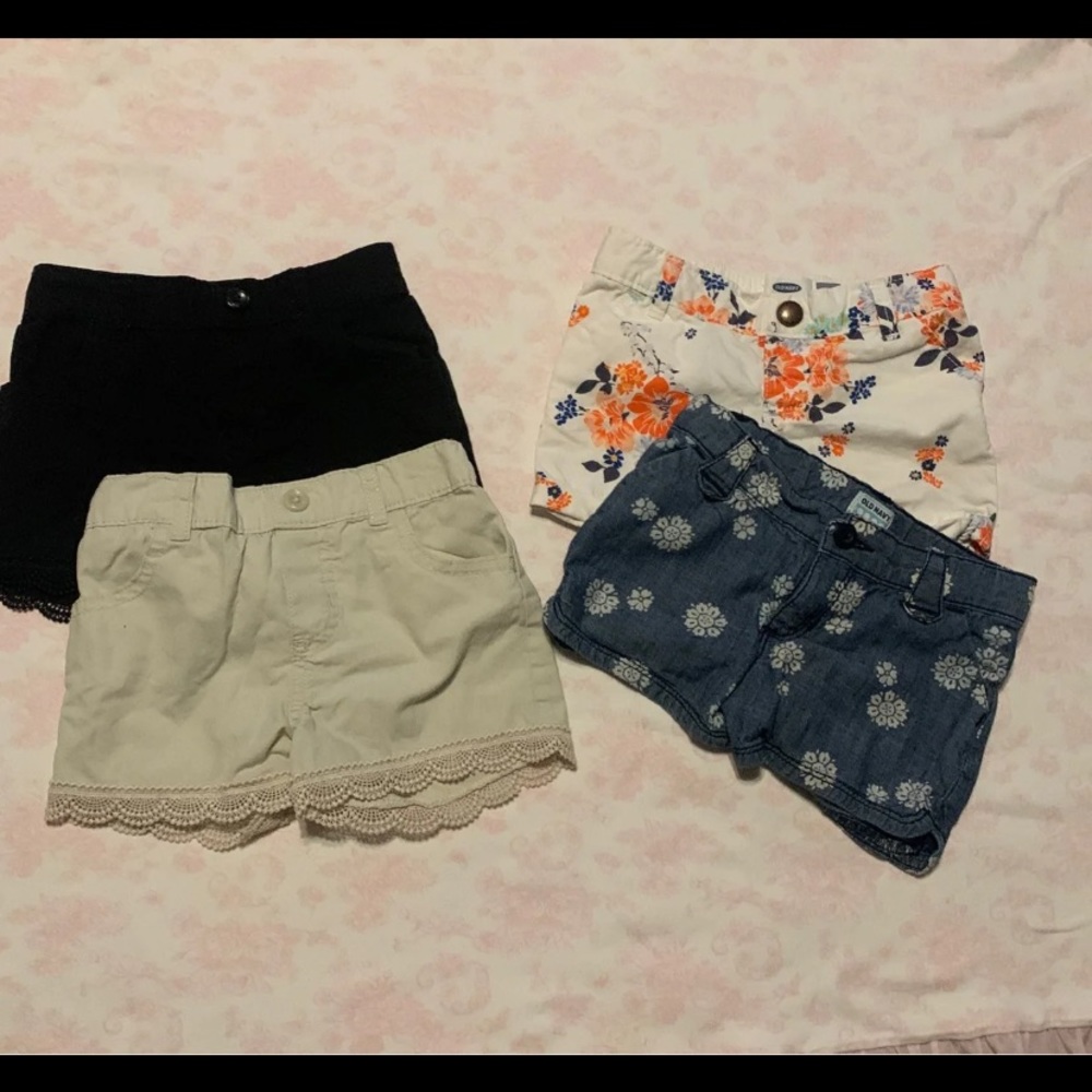Baby girl shorts bundle